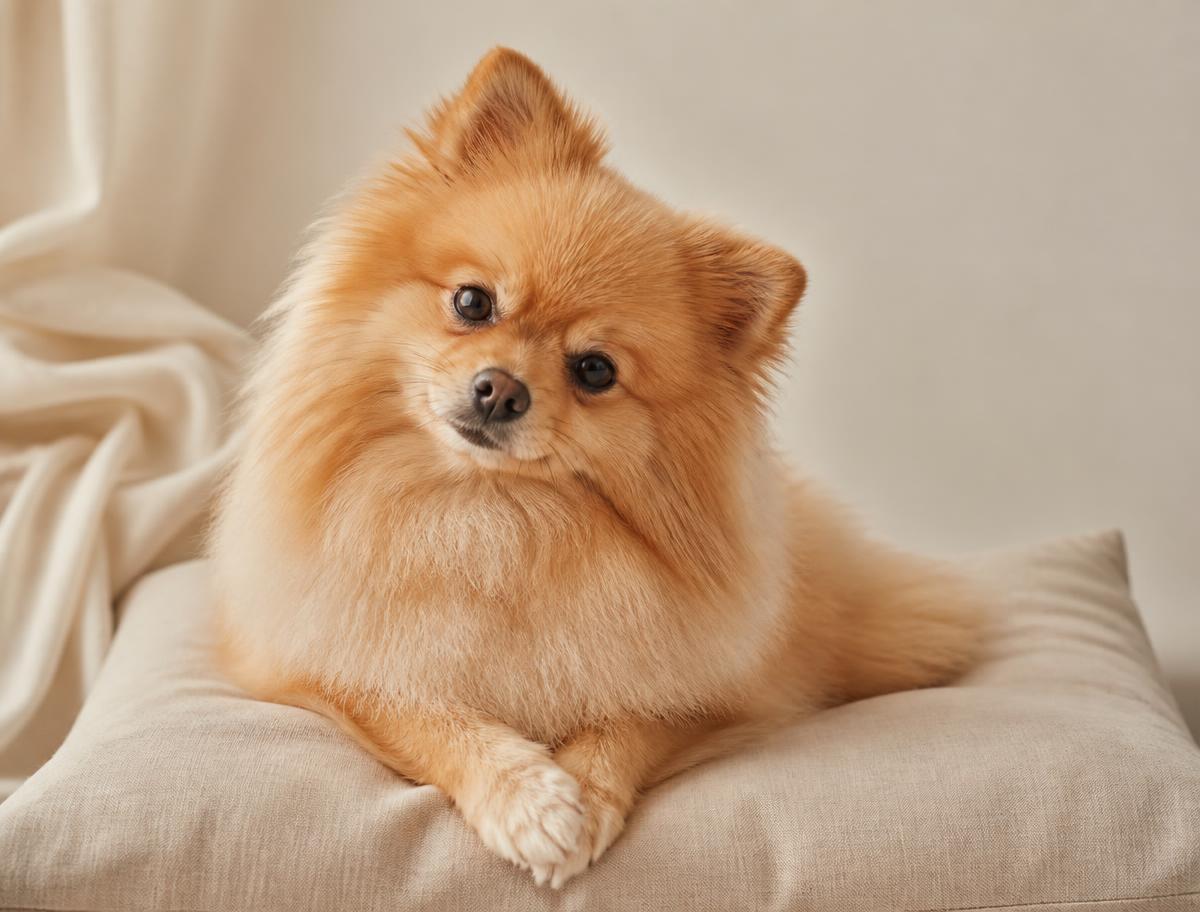 Pomeranian-Welpin Pomi